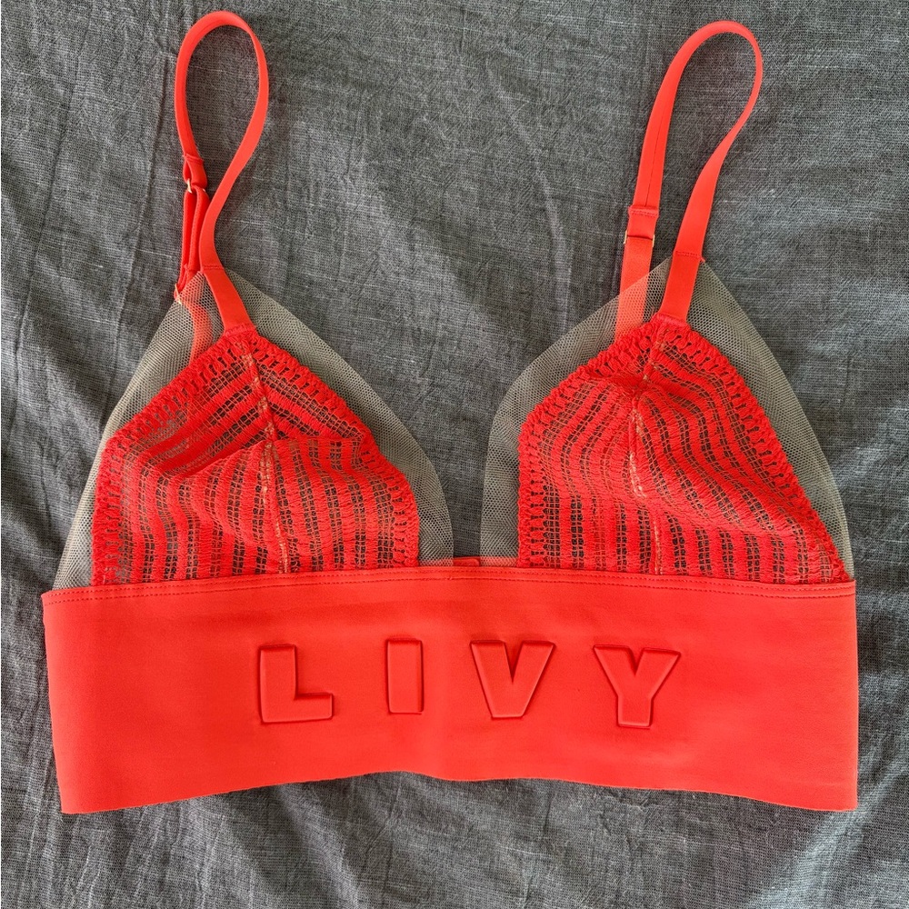LIVY Red orange Bralette
